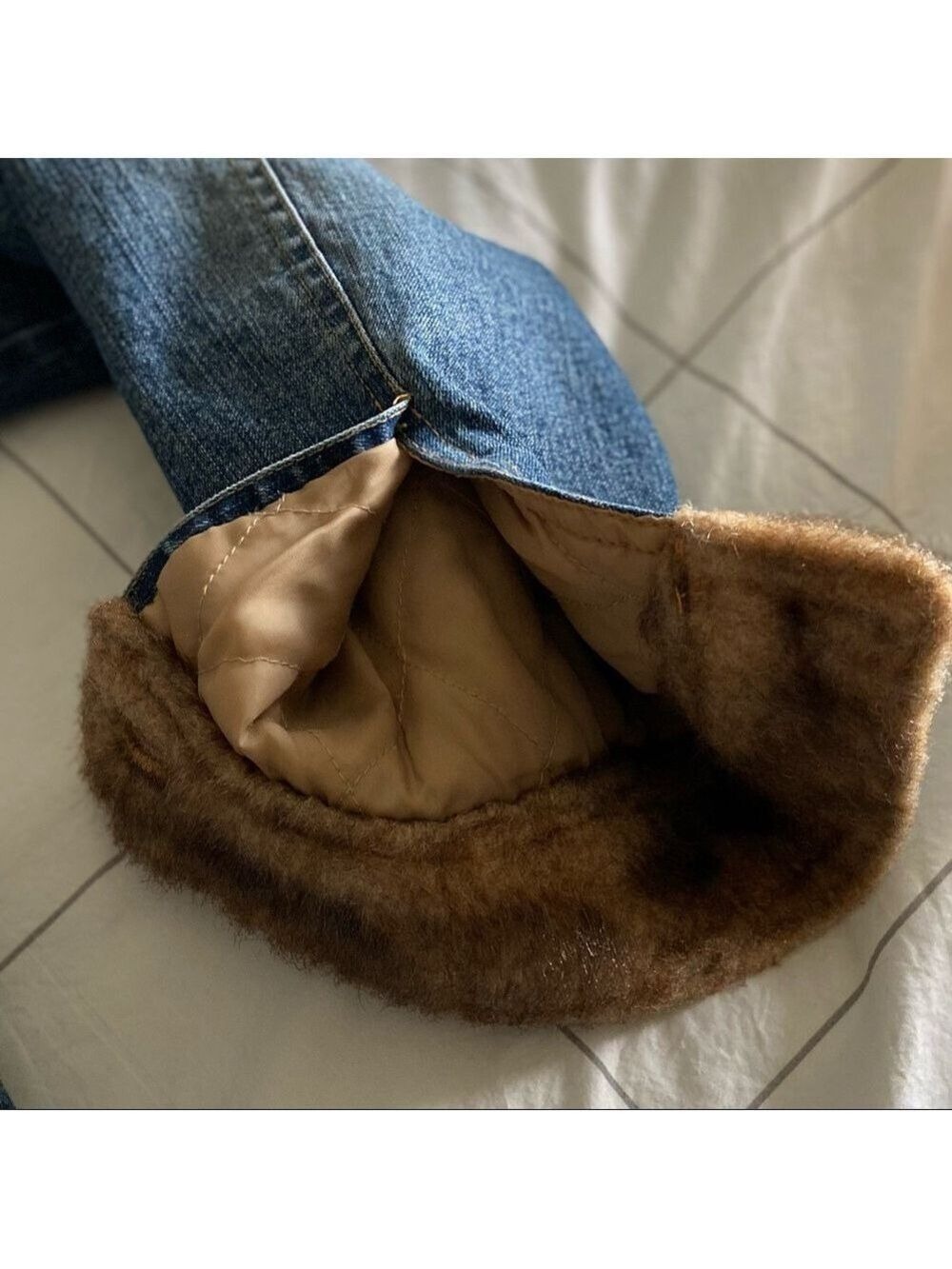 Marvin Richards Denim Jacket with Brown Lining - Picture 3 of 14